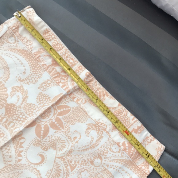 Nordstrom Skirt Tan Floral Print - Picture 2 of 5